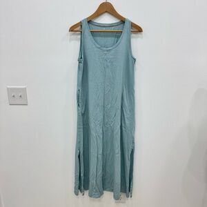 Free Fly Women’s Bamboo Heritage Midi Dress blue Sz Medium sleeveless